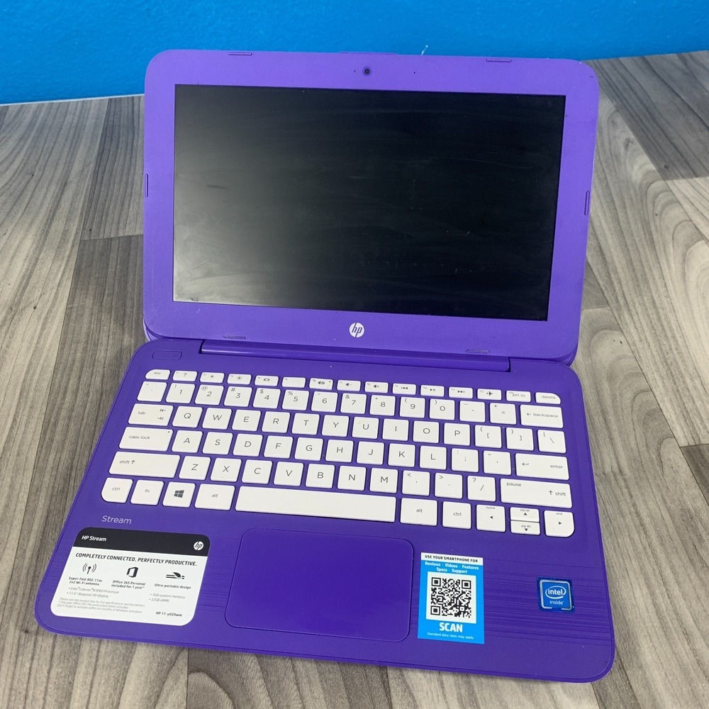 HP 11-y020wm Stream 11.6" HD Celeron N3060 1.6GHz Intel HD Graphics Untested